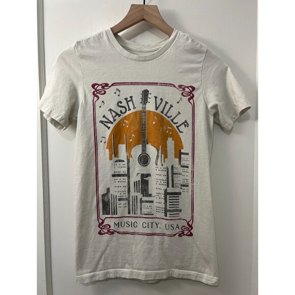 Nashville Music City USA Tee Destination T Shirt Life Clothing Co. Women's S - Picture 1 of 6